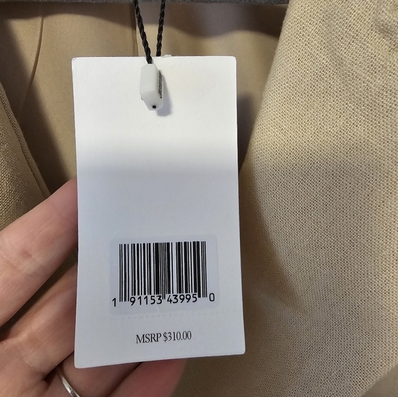 Jason Wu Khaki Linen Blazer Women's Size Small NWT - Picture 2 of 12